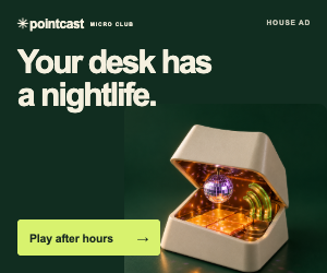 Your desk has a nightlife. Play after hours →