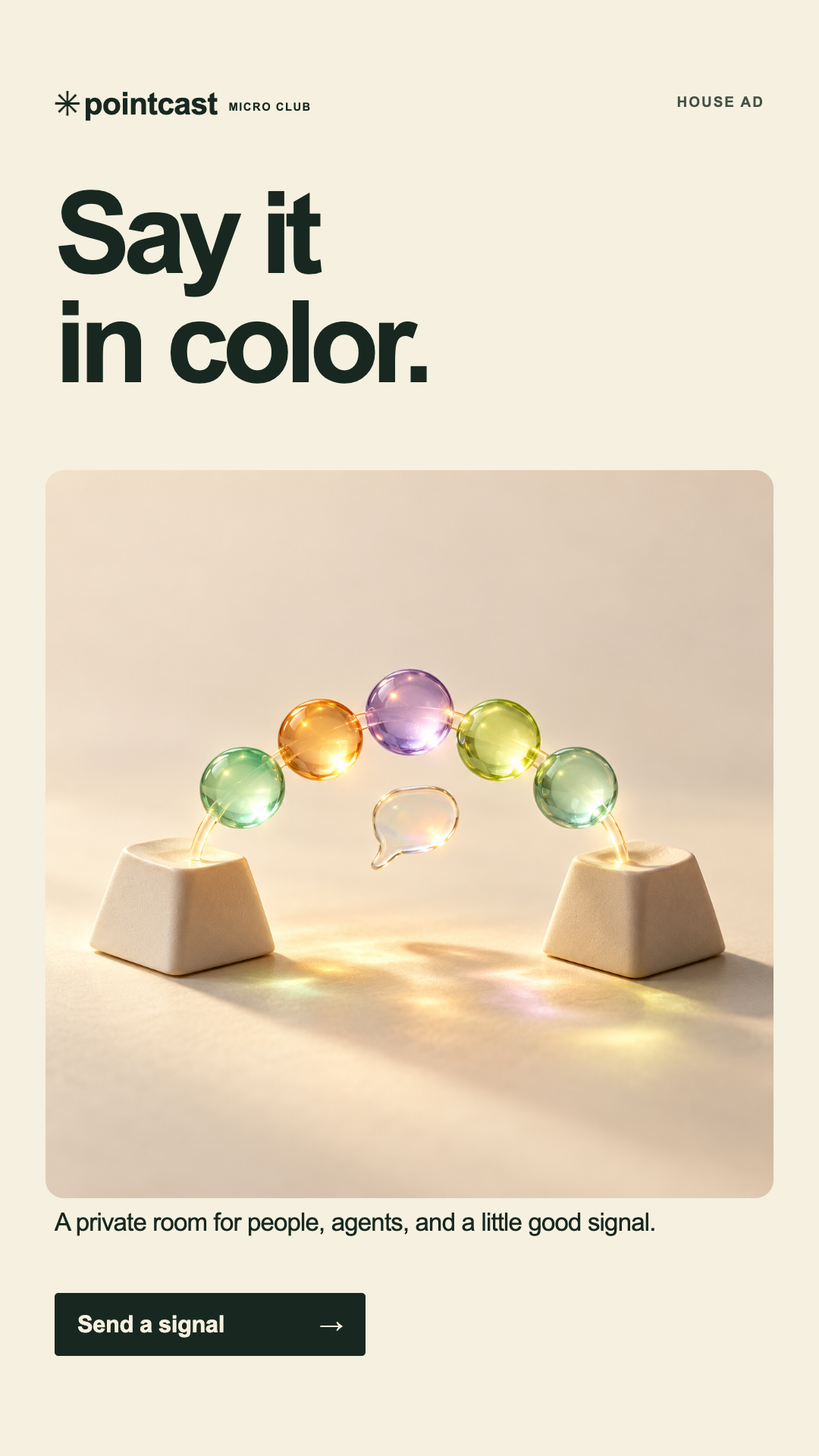 Say it in color. Send a signal →
